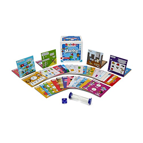 BrainBox Maths (2022) | Card Game | Ages 8+ | 1+ Players | 10+ Minutes Playing Time