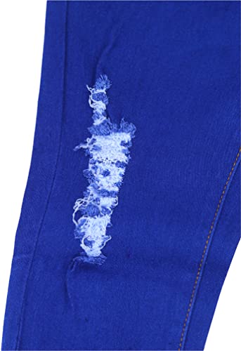 Image of ToBeInStyle Girl's Denim Easy Styling Classic Timeless Everyday Jeans Zip-Up Closure