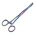 AAProTools Forester (Sponge) Stainless Steel Forceps - Multi Color Coated - 7 Inch Slotted