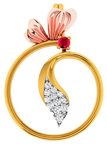 P.C. Chandra Jewellers 14KT(585) Gold Pendant - 0.85 Grams