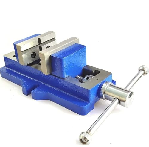 Image of Self Centering Engineering Drilling Vice - Fixed Base - 50mm (2 inch) - Precision Bench Vice for Drill Press & Millin