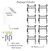 Wallniture Moduwine Wine Rack Wall Mount, Farmhouse Wall Decor Kitchen Storage Rack, Straight Finish, Set of 8