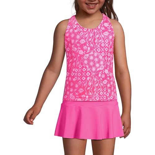 Lands' End Big Girls UPF 50 Racerback Tankini Swimsuit Top4