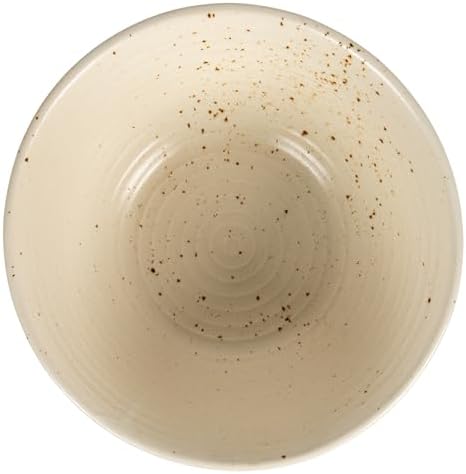 Farmhouse Stoneware Bowl, White Speckled Glaze - Thumbnail 4