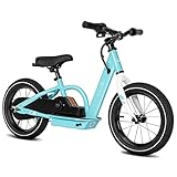 JOYSTAR 16 Inch Electric Balance Bike for 5-8 Year Old Boys Girls Electric Bike for Kids Ebikes with 80W Motor 7.5 Mph 21V 5.1 Ah Battery Ride on Mini E Bike Mint Green