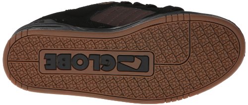 Image of Globe Mens Fusion Skate Shoes, Black /Brown, 13 M US