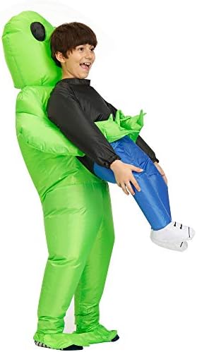Decalare Alien Inflatable Costumes Unicorn Fancy Costume Halloween Cosplay Fantasy Costume for Adult/Kids 3 41pf2PsTdGL. AC