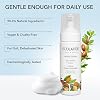 Foaming Facial Cleanser with Organic Argan Oil 98.6% Natural, Vegan, Revitalizing & Nourishing Organic Argana, Anti-Aging, Removes Impurities, 5.1 Fl Oz - ECOLATIER