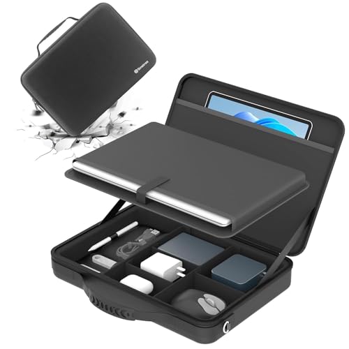 Image of Smatree A485S Hard Protective Sleeve Case with Stand Compatible for 14 inch DELL XPS 14, Lenovo ThinkBook 14 Gen 9, Microsoft Surface Laptop Studio 2, Samsung Galaxy Tab S11 Ultra