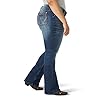 Wrangler-Womens-Retro-Mae-Plus-Size-Mid-Rise-Boot-Cut-Jean Wrangler womens Retro Mae Plus Size Mid Rise Stretch Boot Cut Jeans, Dark Blue, 20-34 US