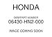 HONDA BRAKE SHOES 06430-HN2-000