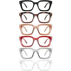 Black + Brown Tortoise + Champagne + Red + Gray + Clear