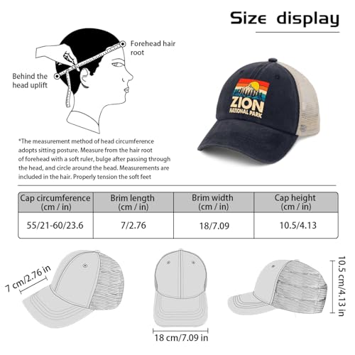 Gorra Zion National Park para mujer miniatura 4