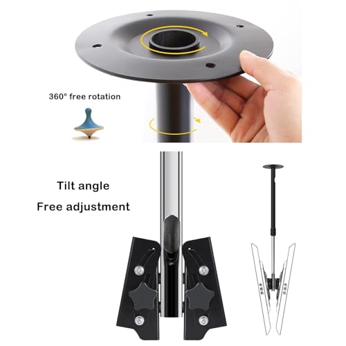 Support TV plafond inclinable pour optimiser l'espace de votre commerce - 5