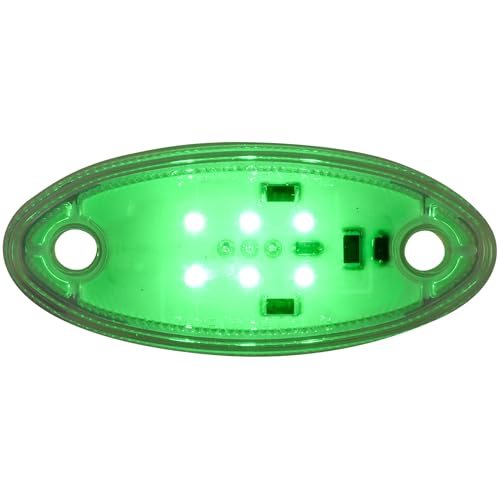 GG Grand General 77585 Verde/Transparente 6 SMD LED Base Brilhante para Ornamento GG Swan Hood