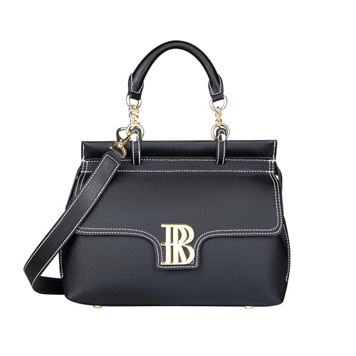 Genuine Cow Leather Shoulder Crossbody Bag for Women, Large Capacity Top Handle Handbag Stylish Daily Purse 3248 - Main Image