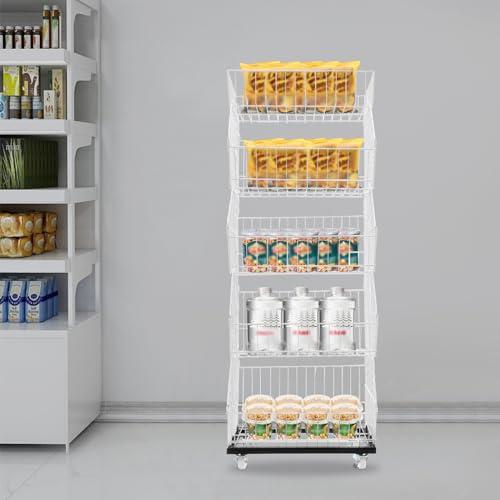 Estante de mercado de 48x45x140 cm para optimizar fruterías y comercios 3