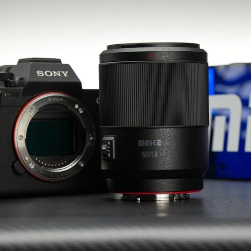 Image of Meike 50mm F1.8 Auto Focus STM Stepping Motor Full Frame Portrait Lens Compatible with Sony E Mount Cameras A7 A7R A74 A7R4 A7III A7RII A7RIII A7SIII A9