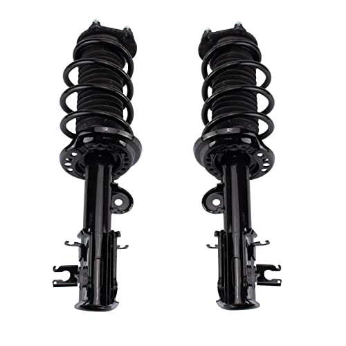 TRQ Front Driver Side Strut and Spring Assembly Set Compatible with 15–22 Ram ProMaster City