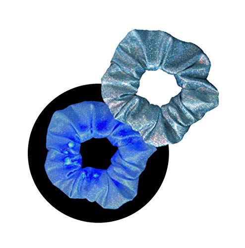 Light Up LED Scrunchie Blue (1 pc)