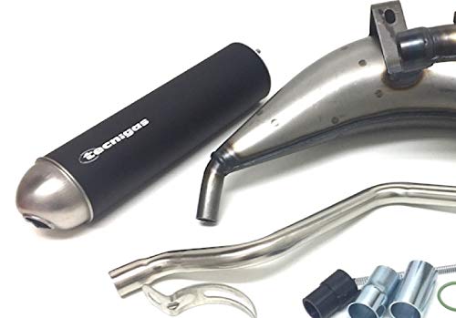 Auspuff ENOX Steel Sportauspuff passend für CPI SM 50, SX 50 – Offroad Racinganlage aus Stahl – für 50ccm & 70ccm – handgefertigt von Streetparts24