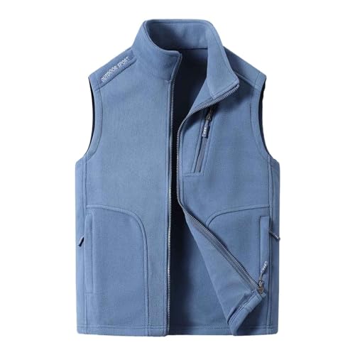 Veste polaire pour hommes sans manches gilet chaud plus velours