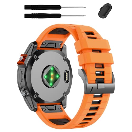 Correa de silicona rápida 26mm compatible con Garmin miniatura 1