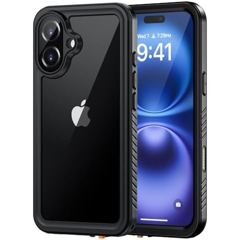 Lanhiem iPhone 16 Waterproof Phone Case Cover