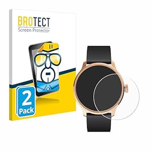 BROTECT (2 Stück Schutzfolie für Withings ScanWatch Light Displayschutz Folie Made in Germany, Ultra-Klar