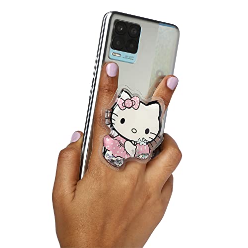Image of Cute Anime Mobile Holder Grip Stand for Phones Selfie Holder for Smartphones, Designed for Kids and Teens. [ Gel Inside ]-(Model - Cute Hello Kitty)