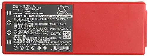 TollCor CS-FBA213BL Ni-MH Battery, bottom view showing the contacts.