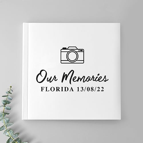 Personalised Photo Album Sticker - Our Memories Book Decal - DIY Photo Album With Custom Text, Keepsake