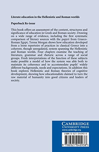 Literate Education in the Hellenistic and Roman Worlds (Cambridge Classical Studies) - Image 2