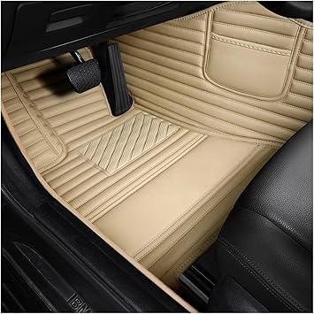 Image of 10D Car Foot Mat for Maruti Suzuki S-Cross (2012-2018) | Beige