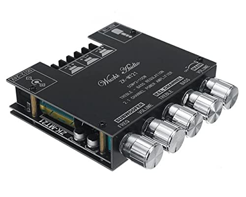 DHRUVPRO Wuzhi ZK-MT21 Bluetooth 5.0 Subwoofer Amplifier Board 50WX2+100W 2.1 Channel Power Audio Stereo Amplifier Tone Board Bass AMP AUX (B09YLTGP8H) Amazon Price History, Amazon Price Tracker