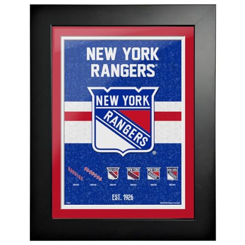 New York Rangers 12 x 16 Tradition Framed Sign