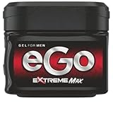 eGo Gel for Men Extreme MAX - 500 ml - 16.9 fl oz Gel for Men - Perfect Look and with Masculine Fragrance - Colombian Product, Transparent