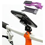 supporto telefonico per brompton pieghevole bici smartphone holder adatto a qualsiasi telefono in viola