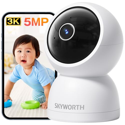 Amazon.co.jp: Skyworth ペットカメラ 防犯カメラ 室内【2026改良型