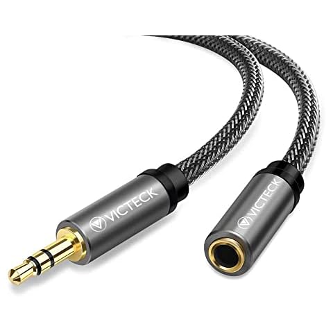 VICTECK 10FT Headphone Extension Cable Cover