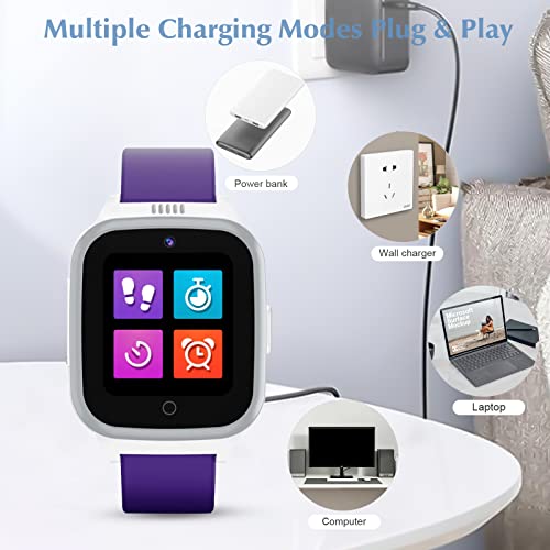 Pack 2 correas de nylon para reloj inteligente miniatura 5