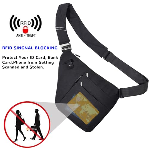 VADOO Sling Bag - Anti-theft Crossbody Shoulder Bag for Men and Women2