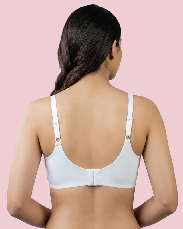Image of Women's Cotton Padded Full Coverage Bonded Bra | Seamless T-Shirt Bra | Wire-Free | Breathable Cotton Fabric | Elastic-Free Bottom Band & Armholes | No Marks, No Digging | Pack of 1