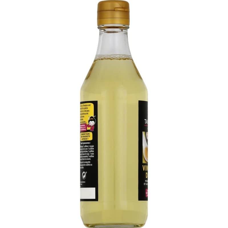 Tanoshi Vinagre de arroz 360 ml secreto asiático para sabores auténticos – Vinagre de salé – Pack de 3