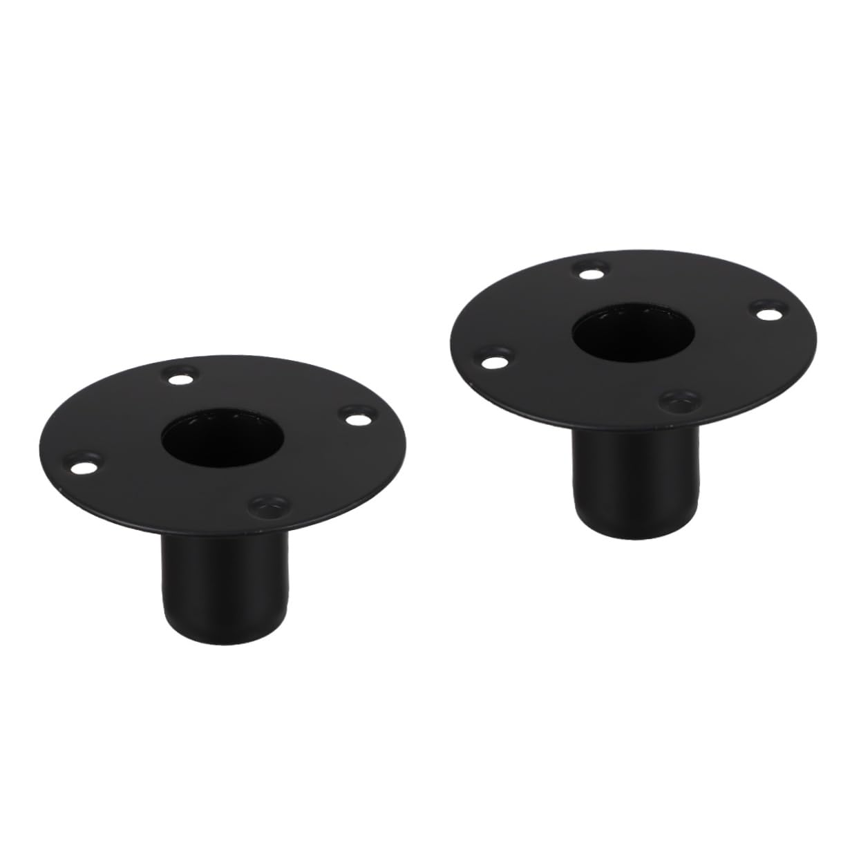 Lot De 2 Supports De Remplacement pour Haut-parleurs Support en Fer Robuste Trous De Vis À Fond Plat Facile À Installer pour Haut-parleurs