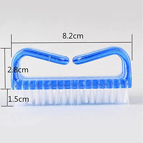 Belicia Nail Brush, Handle Nail cleanser, Hand Scrubbing Cleaning Brush, Set of 2 - Image 4