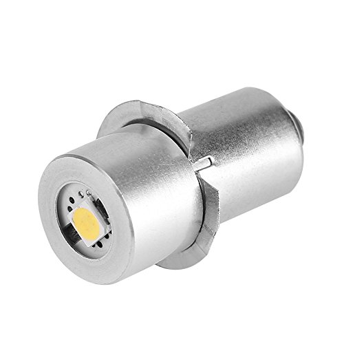 Hyuduo Bombilla de Linterna Led, P13.5S Base 1W Bombilla Led, Bombilla de Conversión Led Compatible...