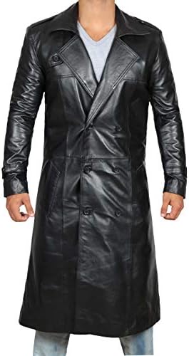 Blingsoul BS Disc Men Trench Coats | [1500543] Punish Coat Jacket, M