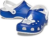 Crocs Unisex-Adult NHL Classic Clogs, Toronto Maple Leafs, 9 Men/11 Women