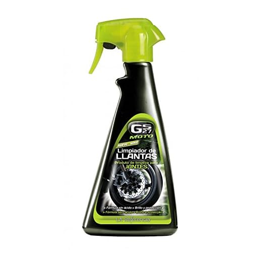 GS27 - Limpiador Llantas. Limpiador para Llantas de Moto con o sin aclarado 500ml